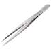 High Precision Tweezers, Style 3C, Carbon Steel, Fine, Pointed, 4.3"
